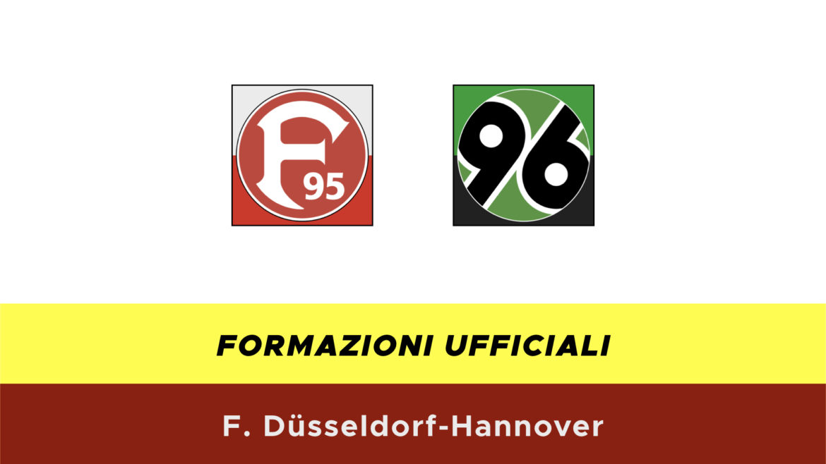 Fortuna-Hannover formazioni ufficiali