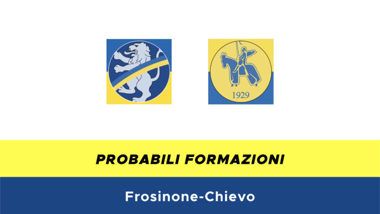 Frosinone-Chievo probabili formazioni