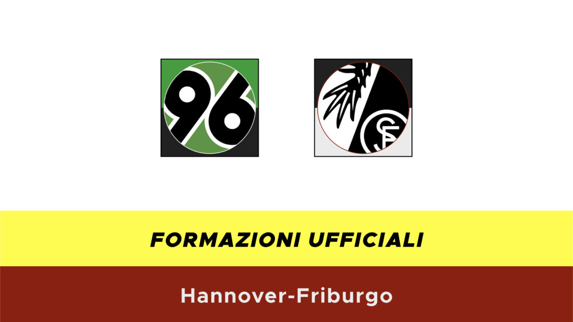 Hannover-Friburgo formazioni ufficiali