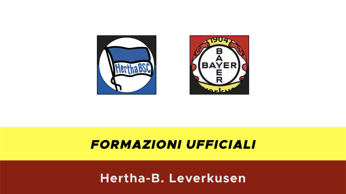 Hertha-Leverkusen formazioni ufficiali
