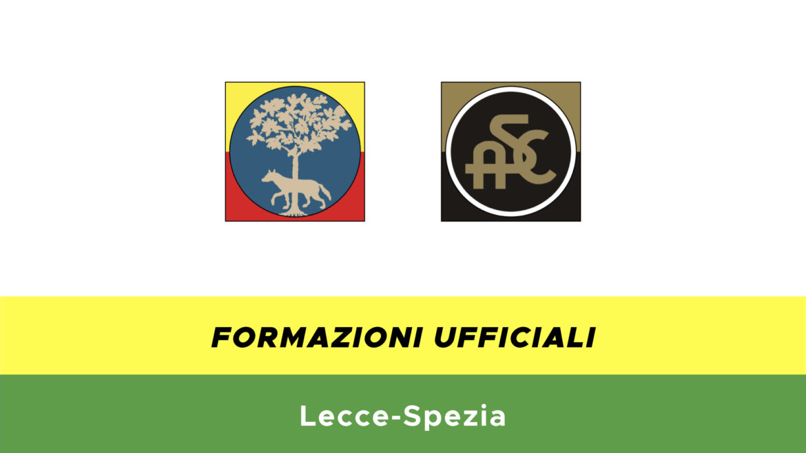 Lecce-Spezia formazioni ufficiali
