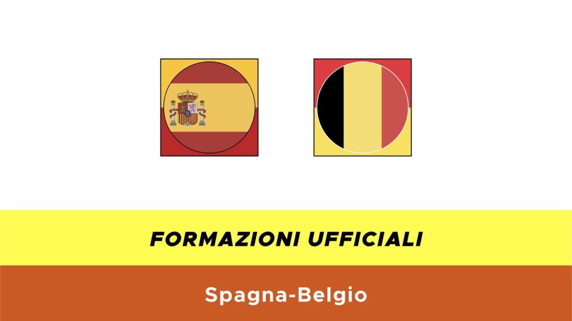 Spagna-Belgio under 21 formazioni ufficiali