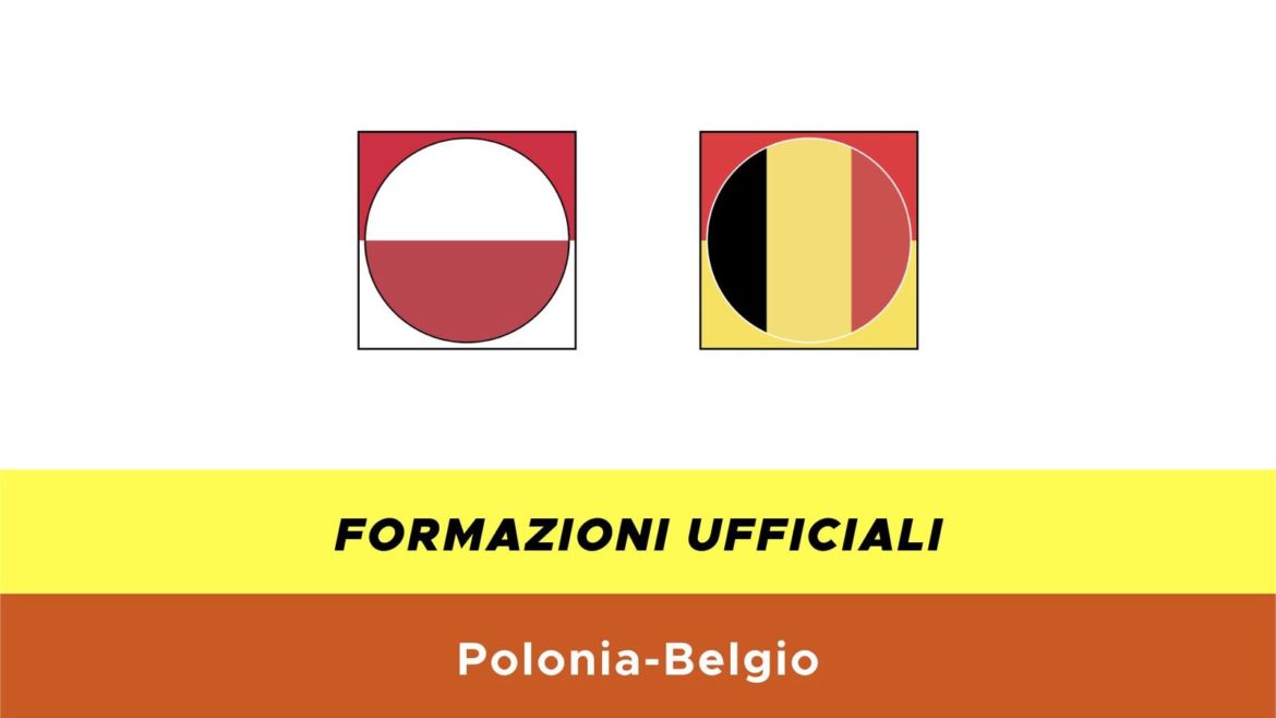 Polonia-Belgio under 21 formazioni ufficiali