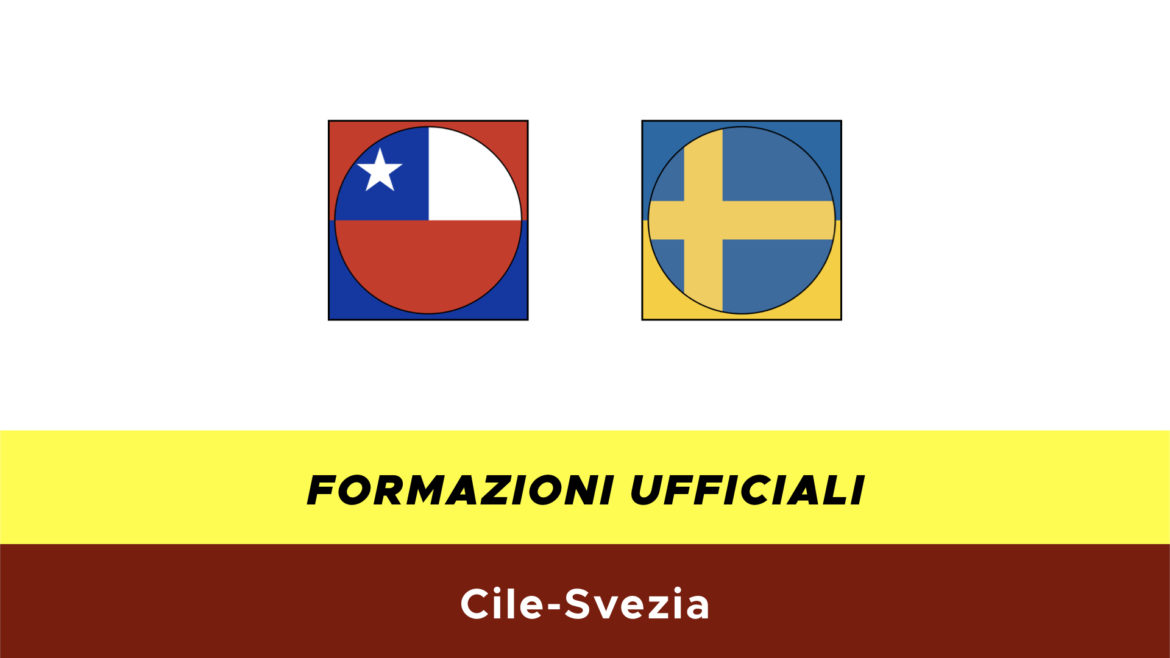 Cile-Svezia formazioni ufficiali