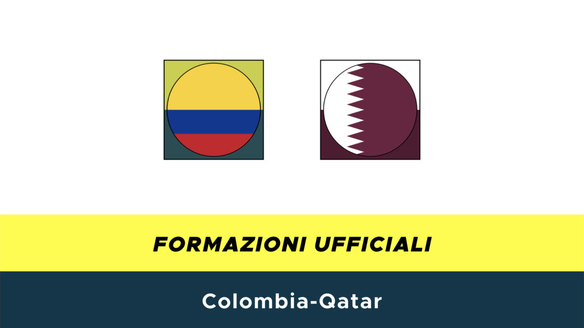Colombia-Qatar formazioni ufficiali