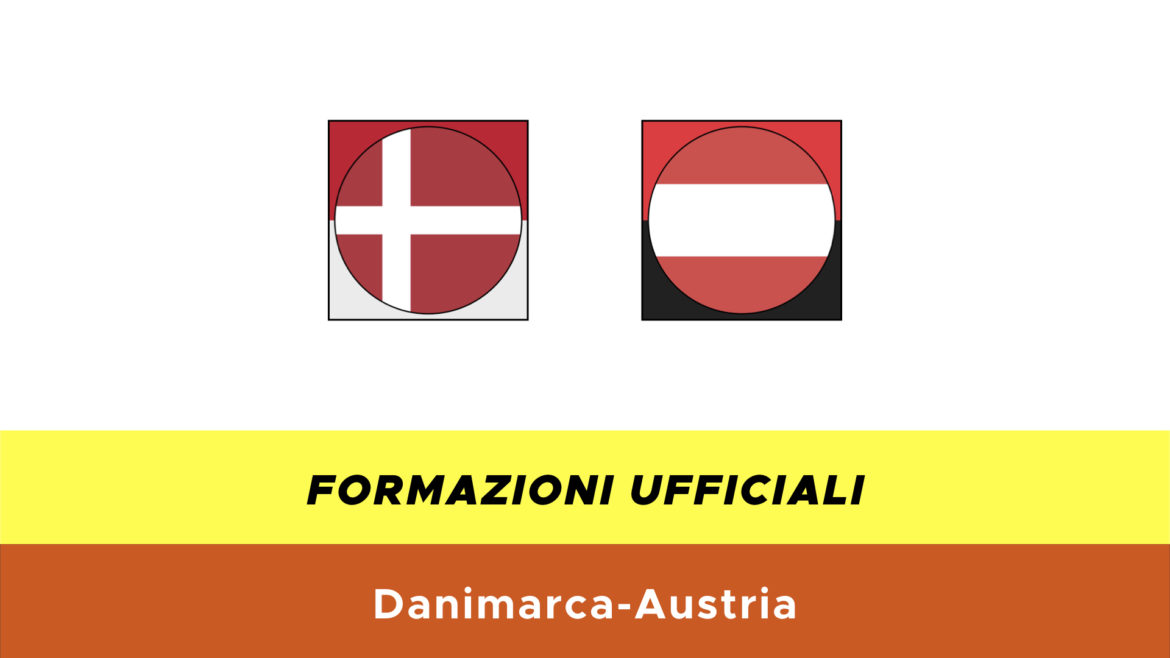 Danimarca-Austria under 21 formazioni ufficiali