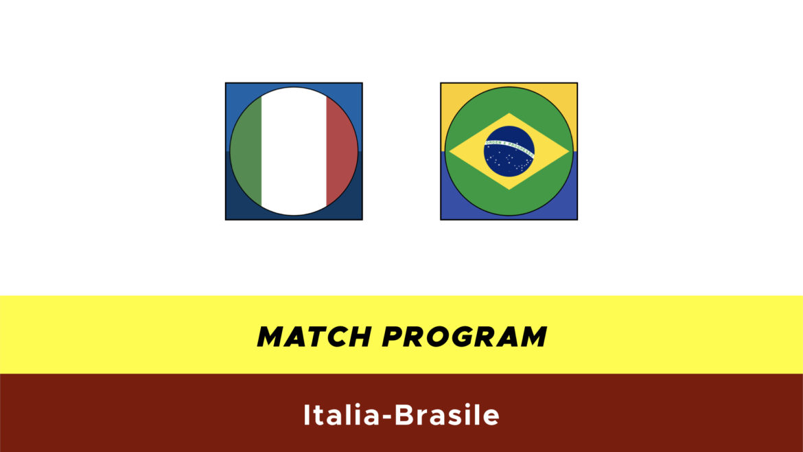 Italia-Brasile probabili formazioni