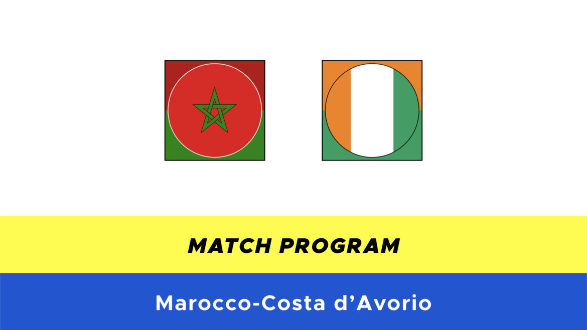 Marocco-Costa d’Avorio probabili formazioni