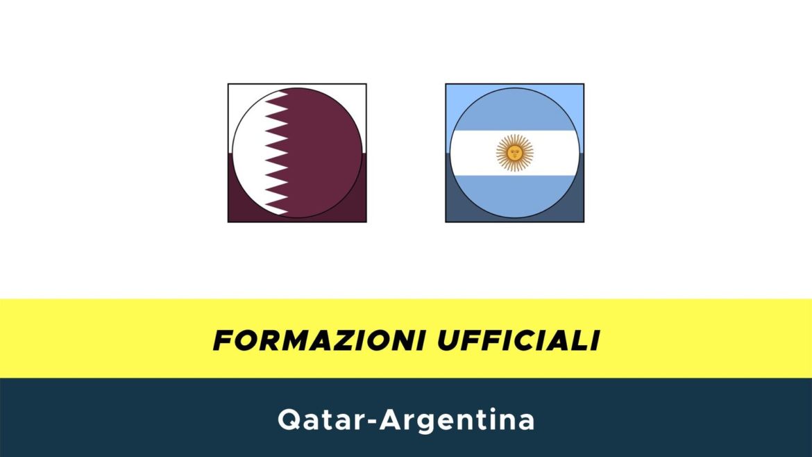 Qatar-Argentina formazioni ufficiali