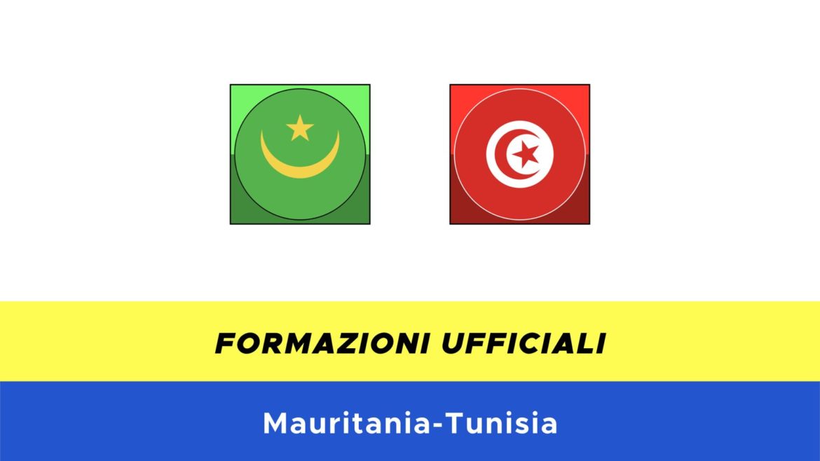 Mauritania-Tunisia: formazioni ufficiali