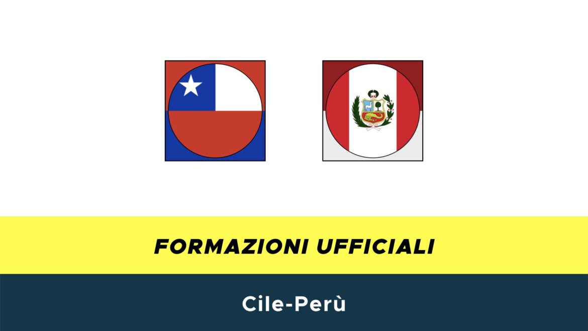 Cile-Perù: formazioni ufficiali