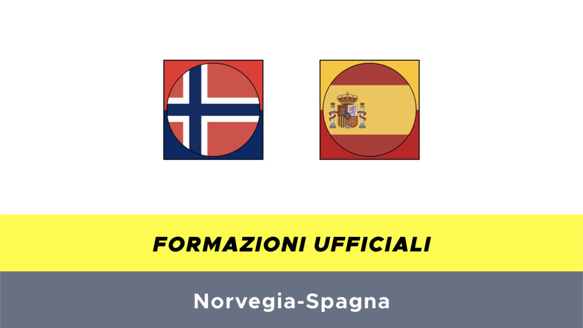 Norvegia-Spagna probabili formazioni
