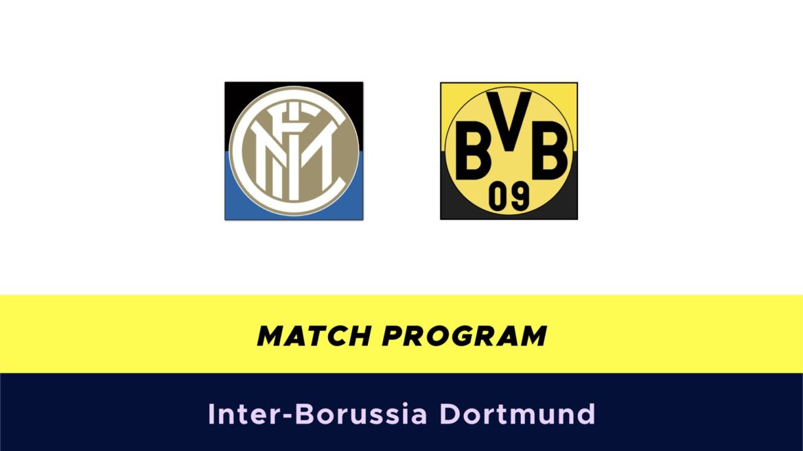 Inter-Borussia Dortmund probabili formazioni