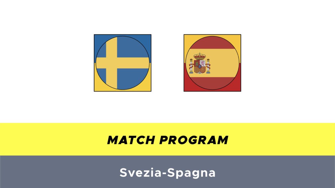Svezia-Spagna probabili formazioni