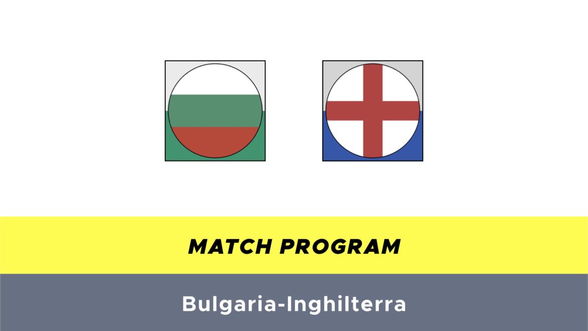 Bulgaria-Inghilterra probabili formazioni