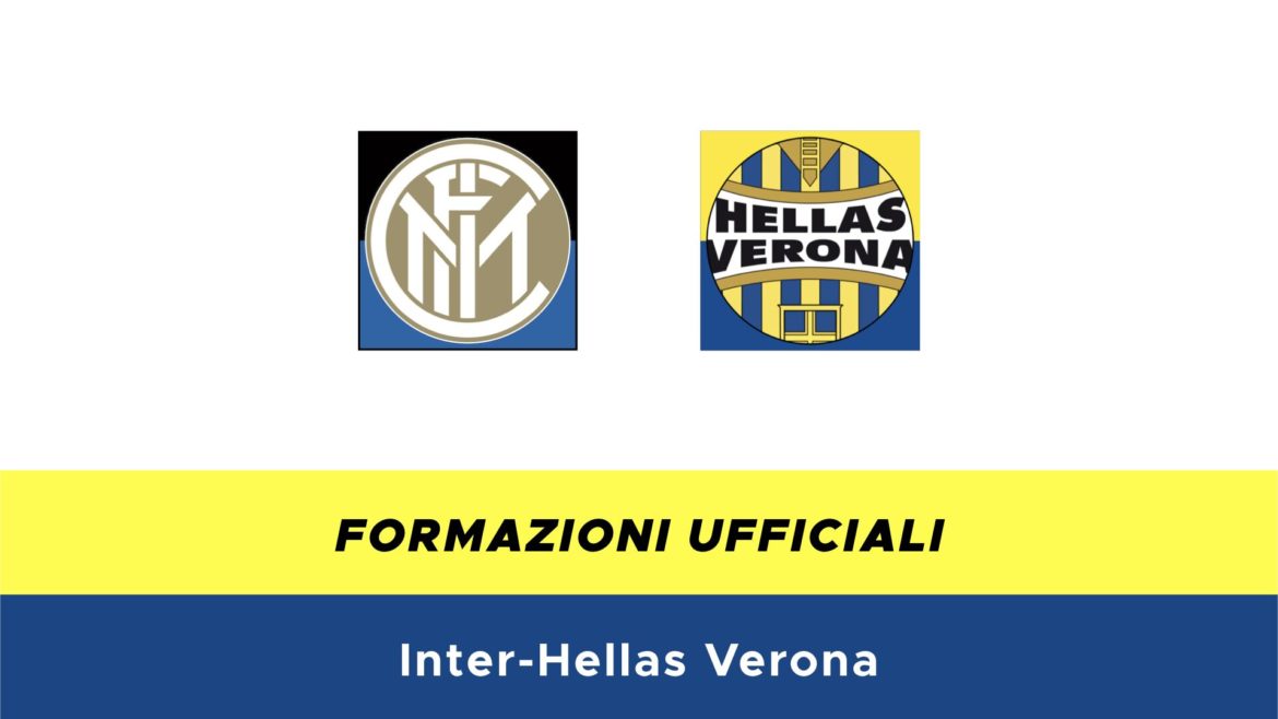 Inter-Hellas Verona formazioni ufficiali