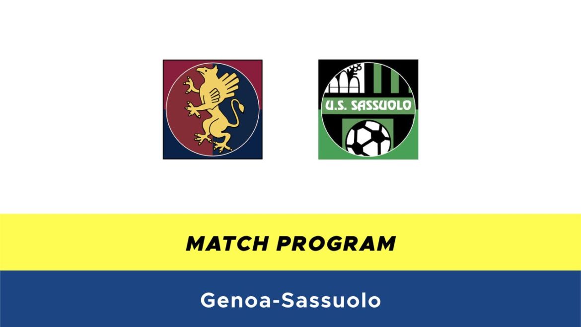 Genoa-Sassuolo probabili formazioni
