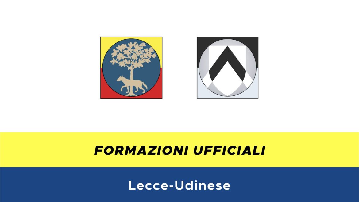 Lecce-Udinese formazioni ufficiali