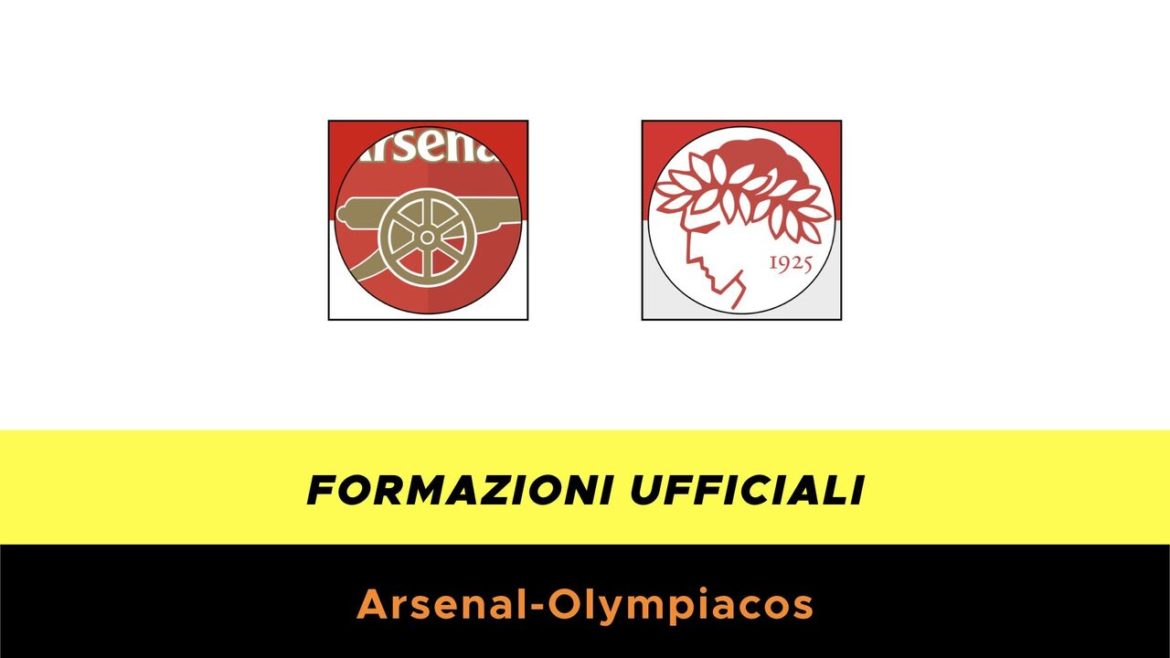 Arsenal-Olympiakos formazioni ufficiali