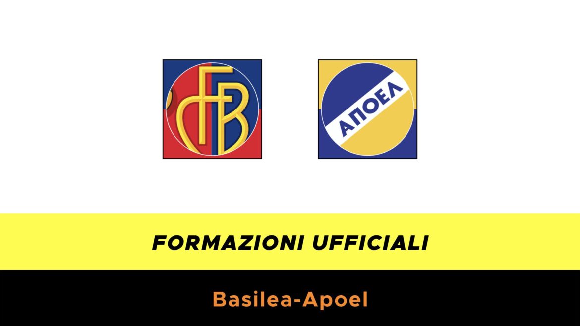Basilea-Apoel Nicosia formazioni ufficiali
