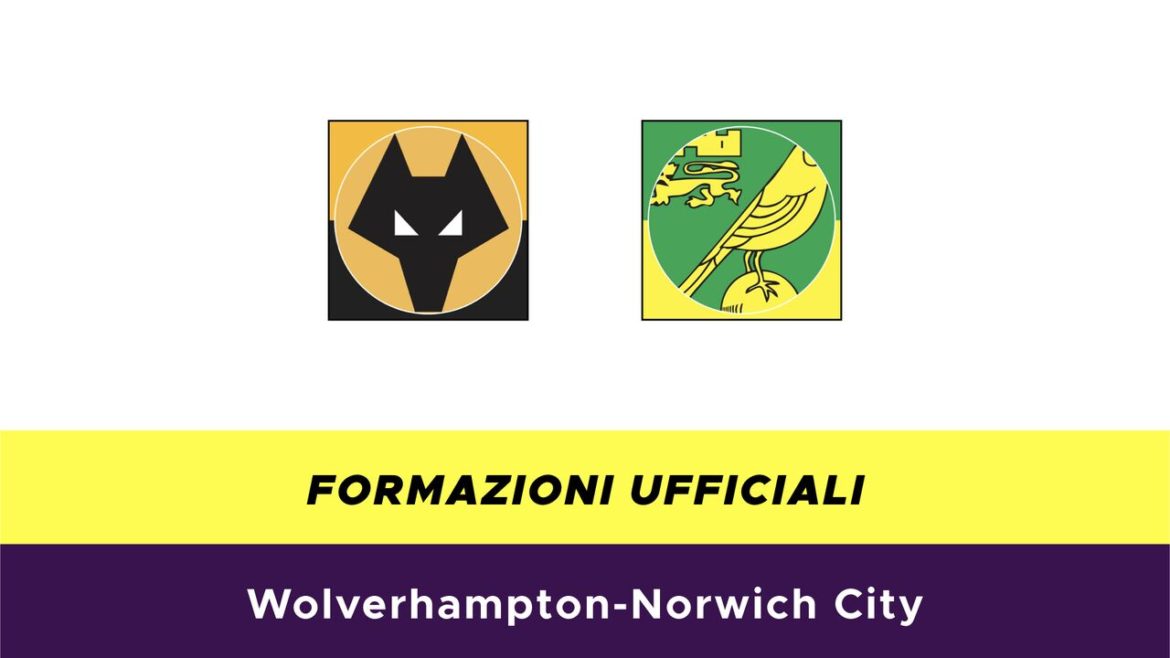 Wolverhampton-Norwich City formazioni ufficiali