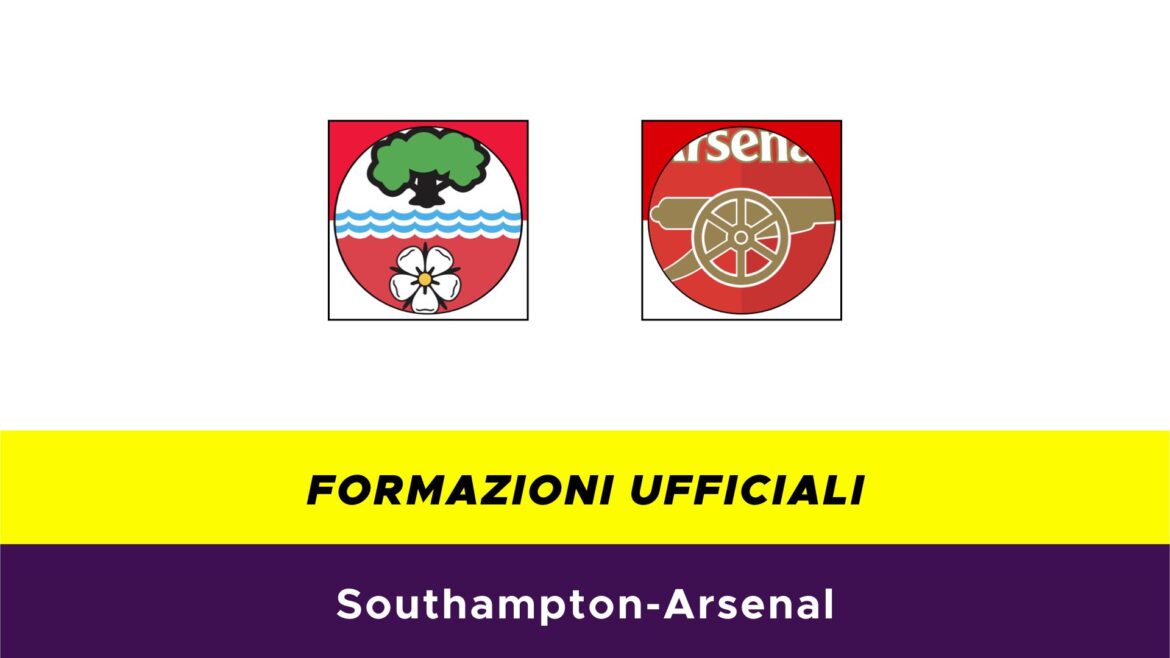 Southampton-Arsenal formazioni ufficiali