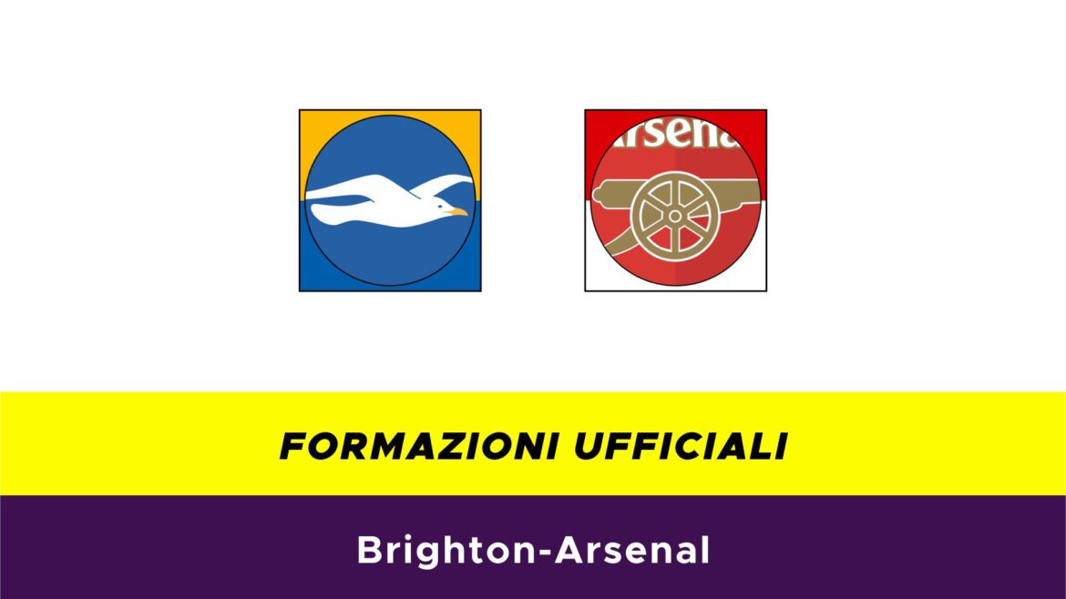 Brighton-Arsenal formazioni ufficiali