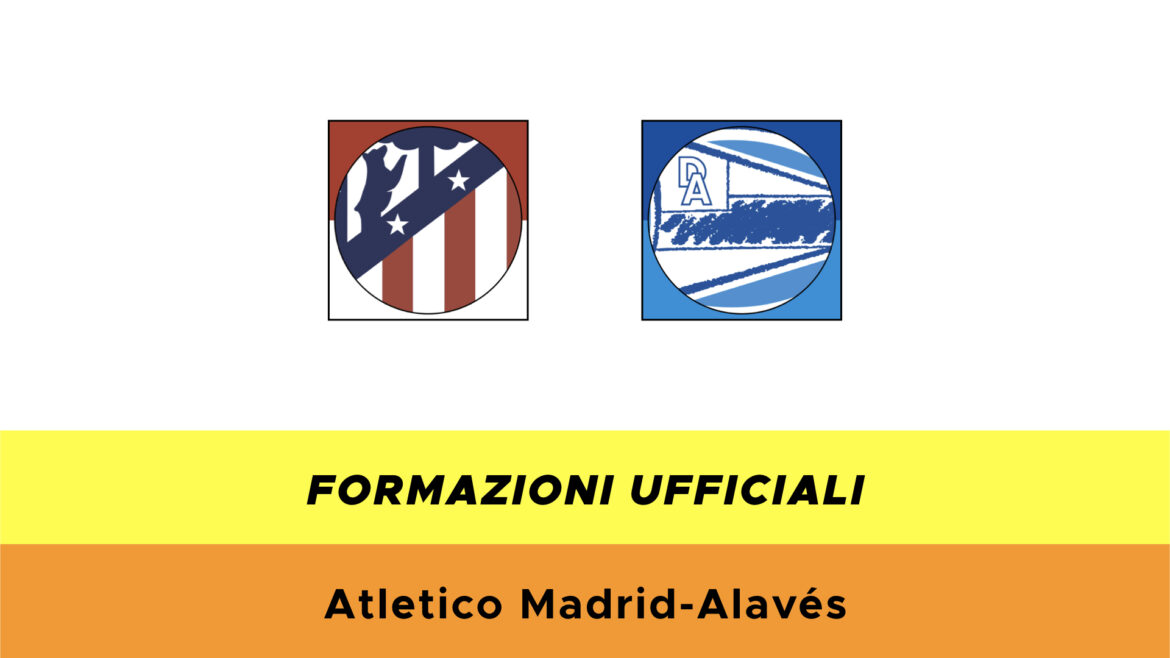 Atletico Madrid-Alavès: formazioni ufficiali