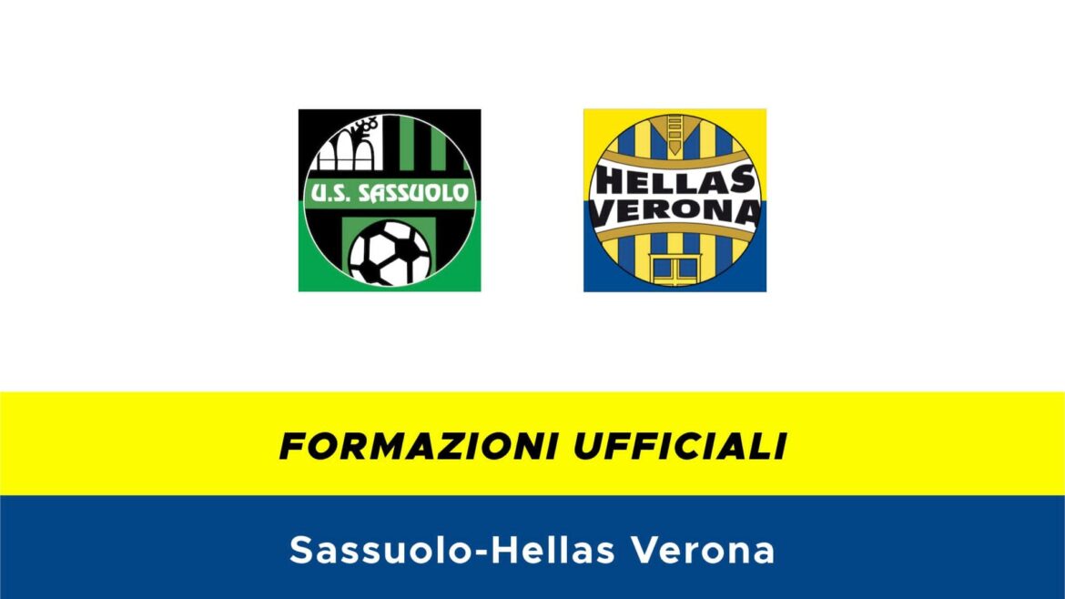 Sassuolo-Verona: formazioni ufficiali