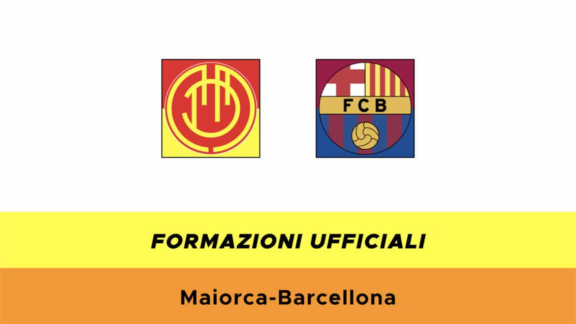 Maiorca-Barcellona formazioni ufficiali