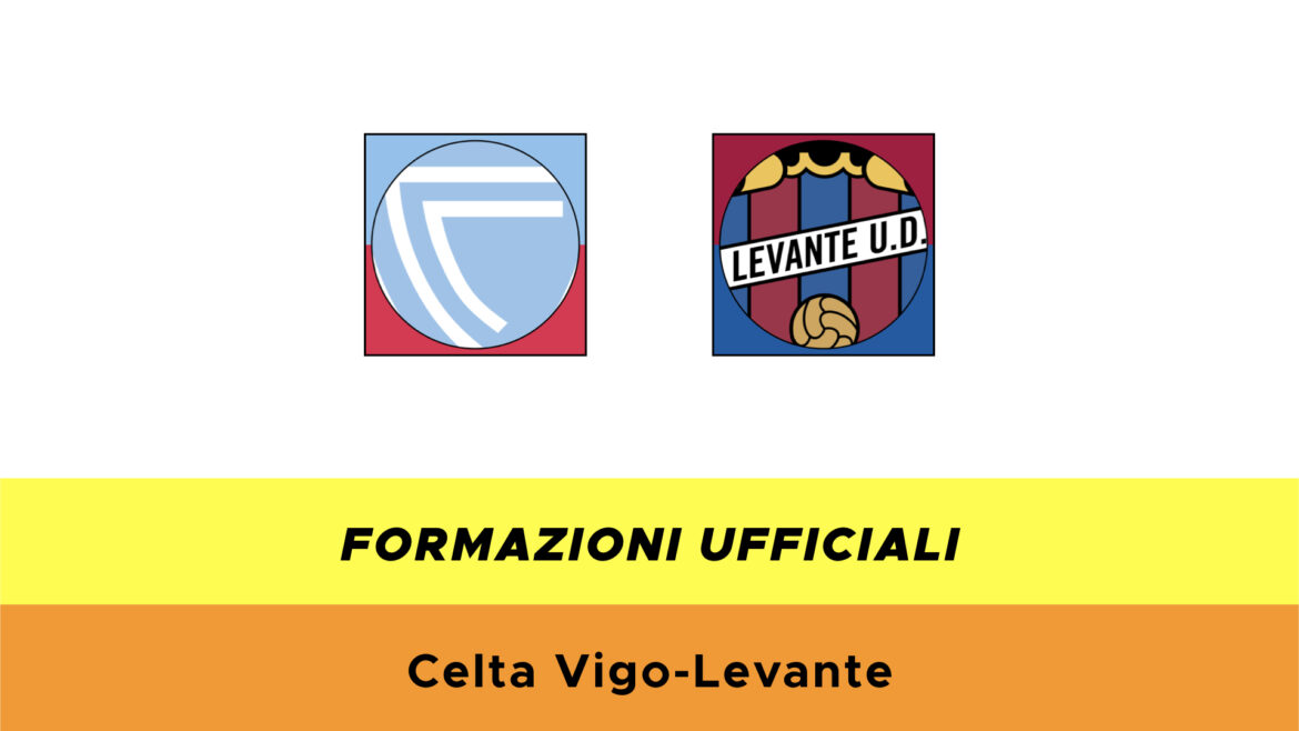 Celta Vigo-Levante formazioni ufficiali