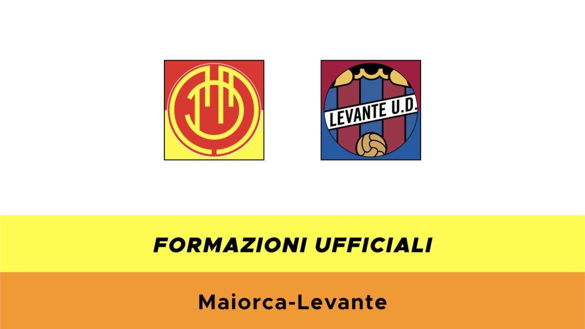 Maiorca-Levante formazioni ufficiali
