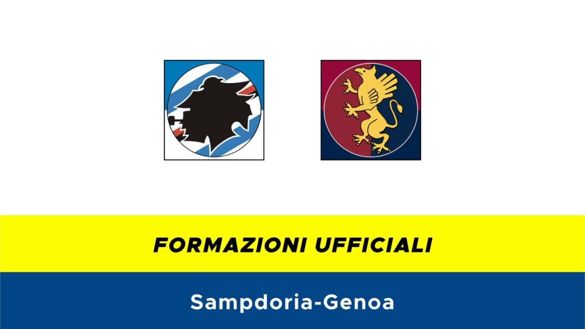 Sampdoria-Genoa formazioni ufficiali