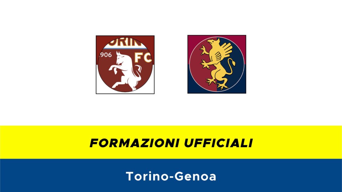 Torino-Genoa formazioni ufficiali