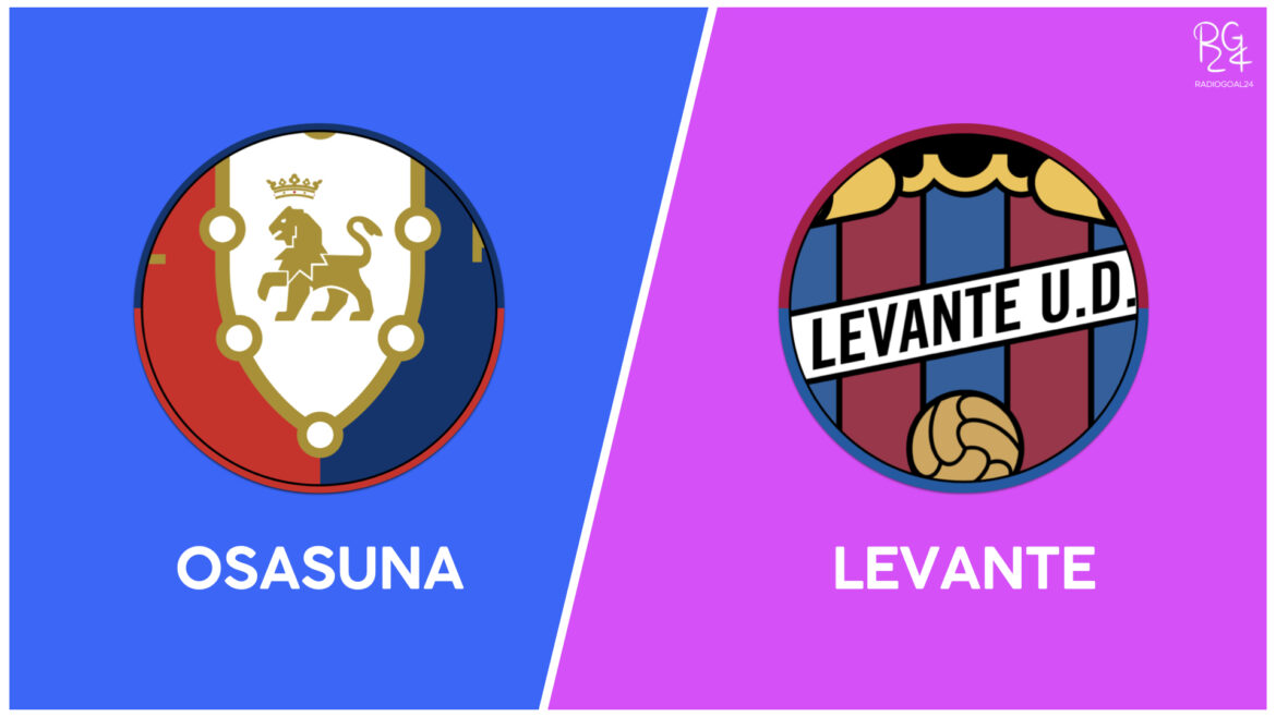 Osasuna-Levante: probabili formazioni