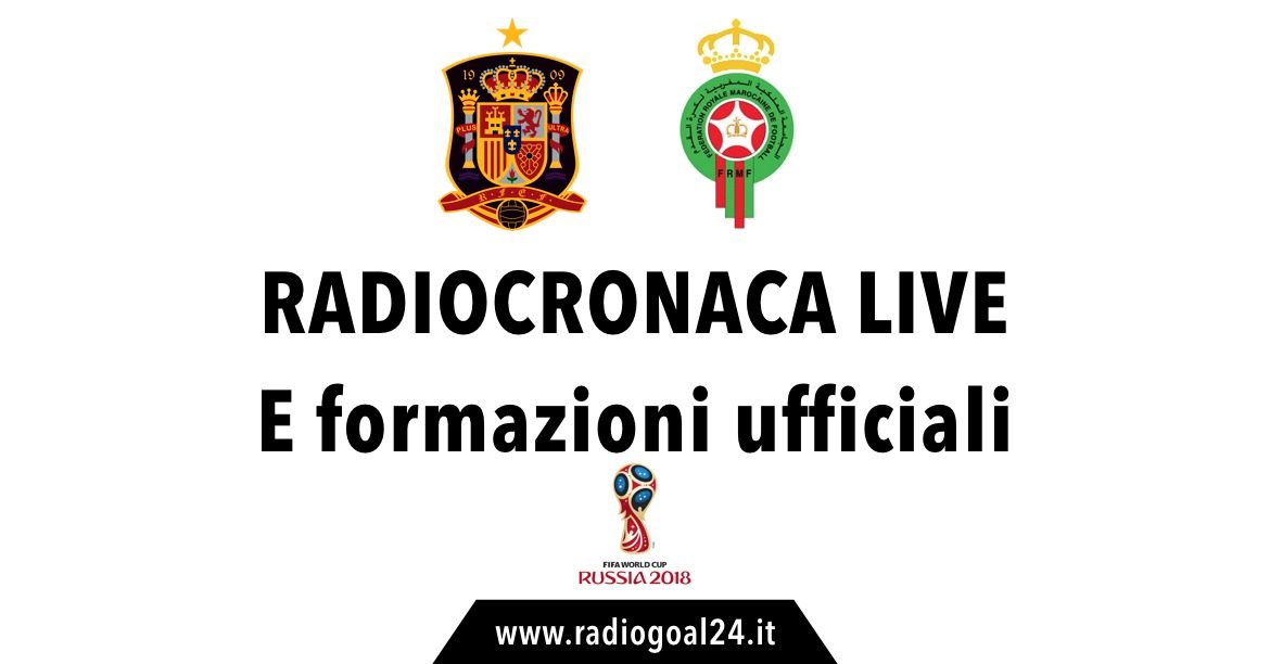 Spagna-Marocco formazioni ufficiali