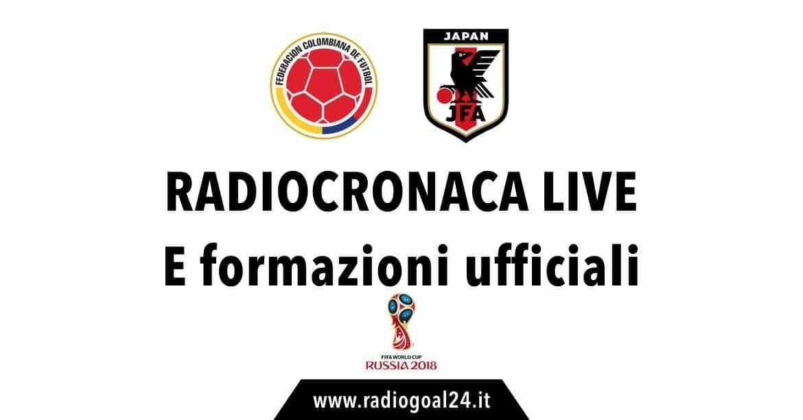 Colombia-Giappone formazioni ufficiali