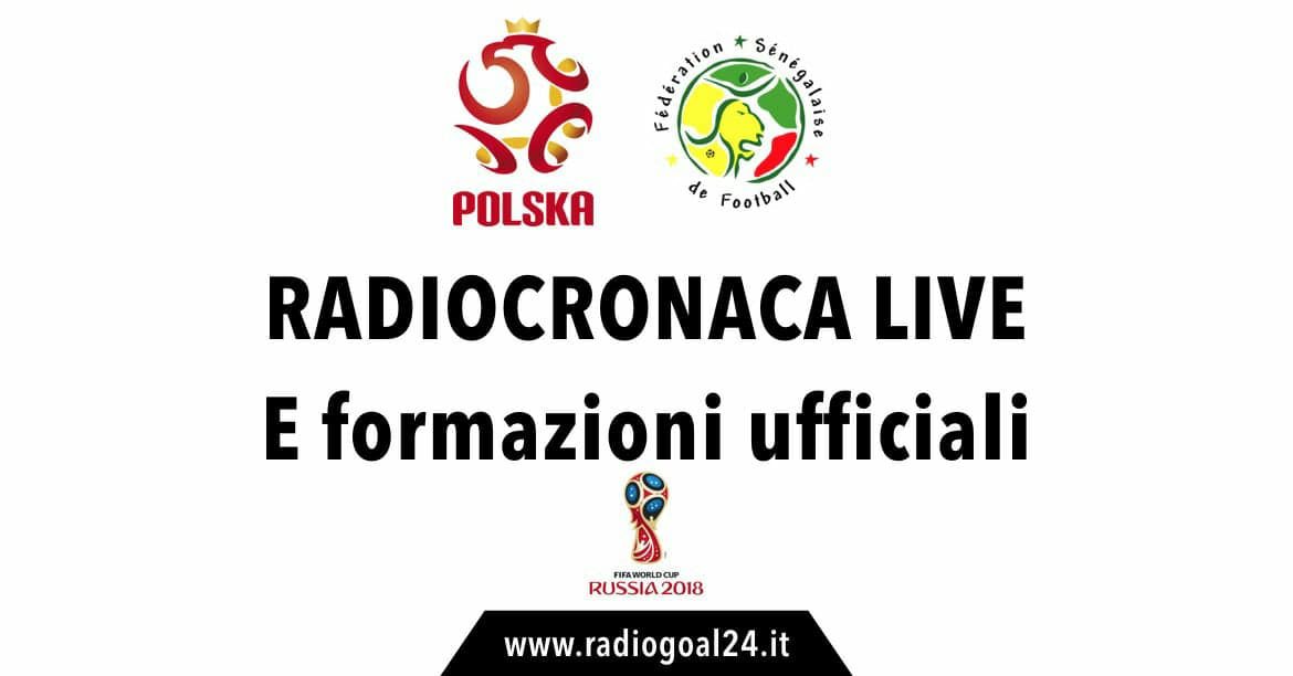 Polonia-Senegal formazioni ufficiali