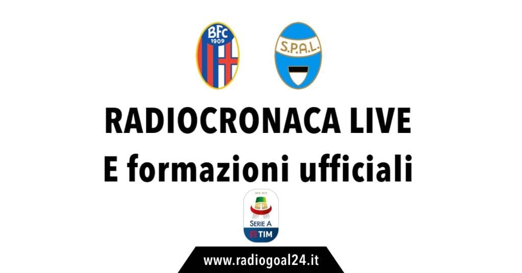 Bologna-Spal formazioni ufficiali