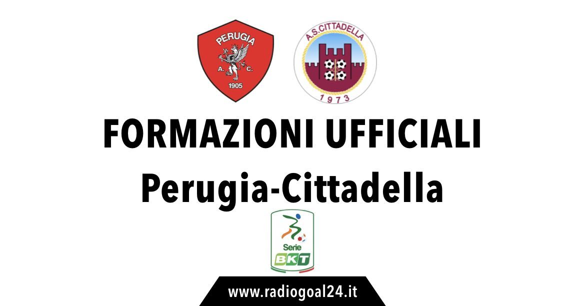 Perugia-Ascoli formazioni ufficiali