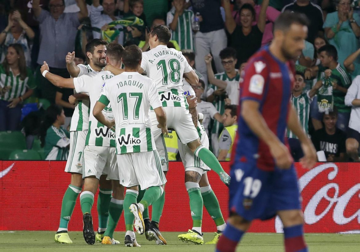 Betis-Levante formazioni ufficiali