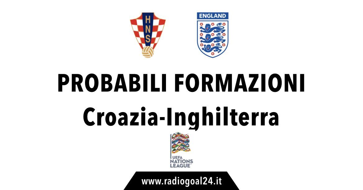 Croazia-Inghilterra probabili formazioni