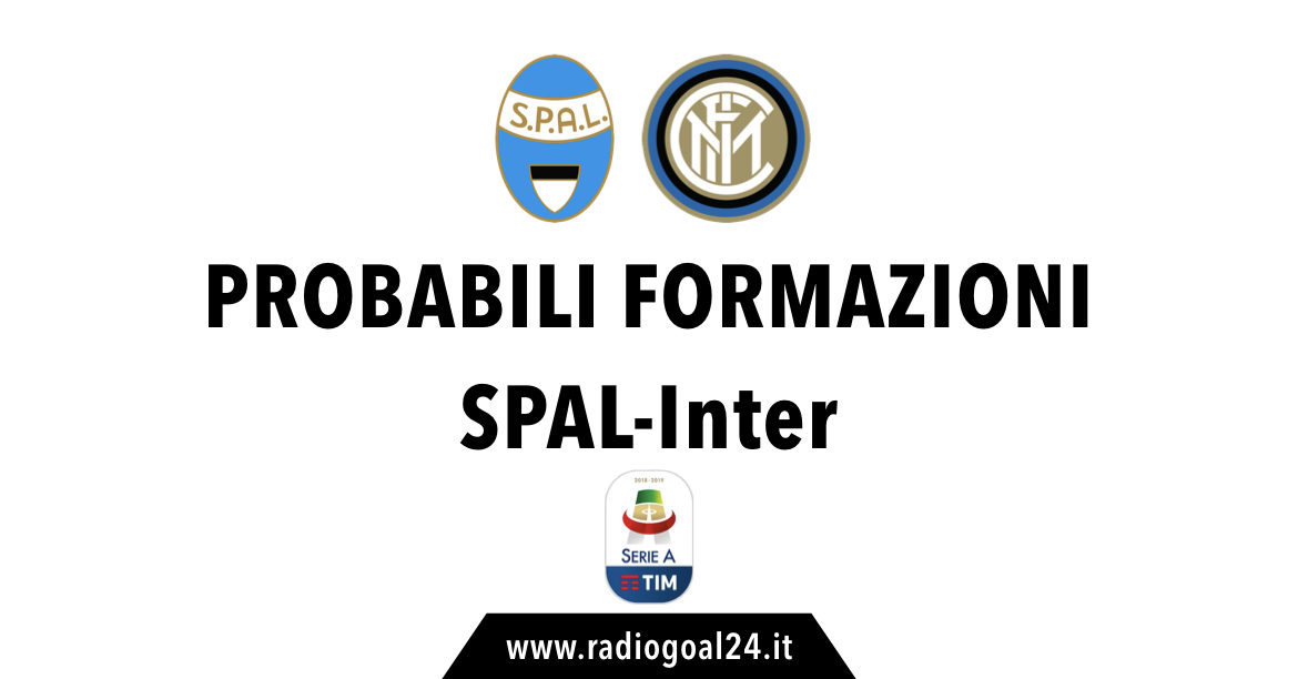 SPAL-Inter probabili formazioni