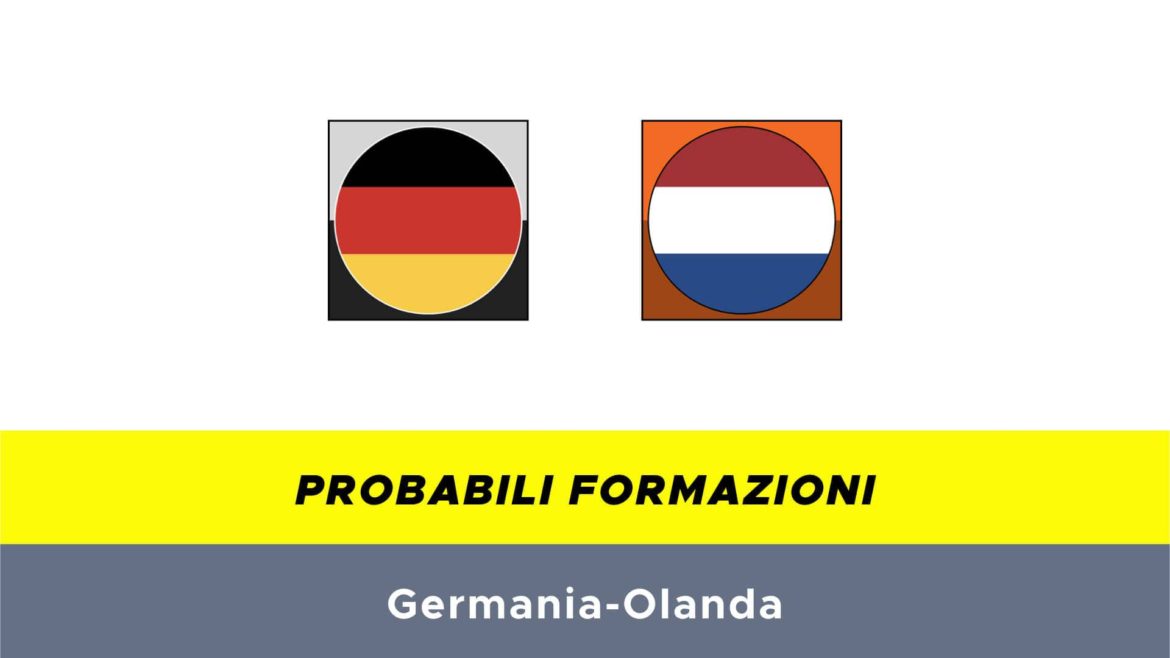 Germania-Olanda probabili formazioni