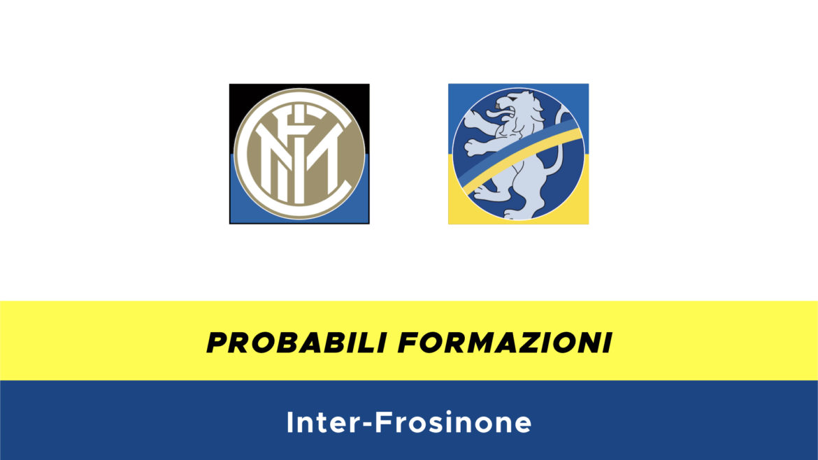 Inter-Frosinone probabili formazioni