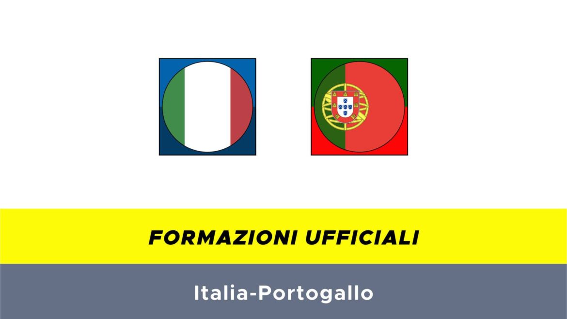 Italia-Portogallo formazioni ufficiali