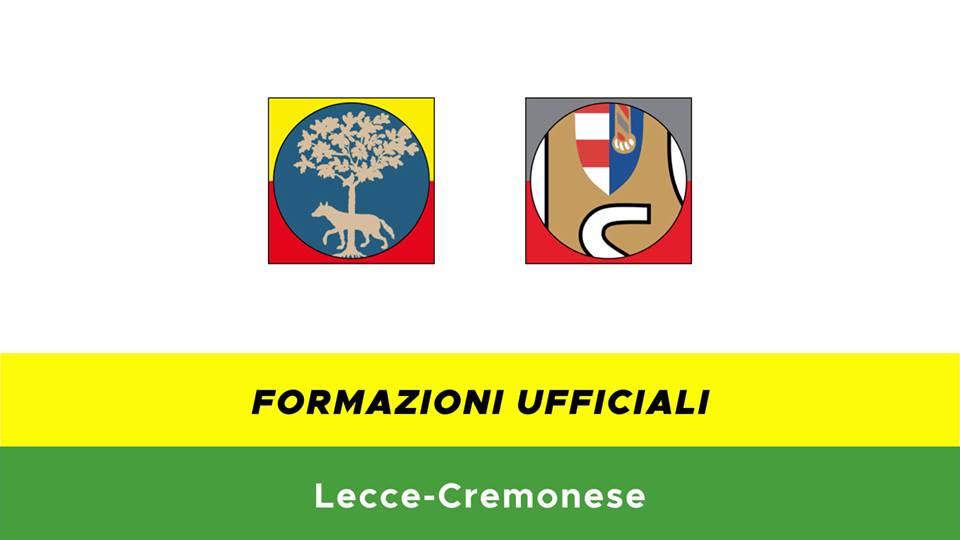 Lecce-Cremonese formazioni ufficiali