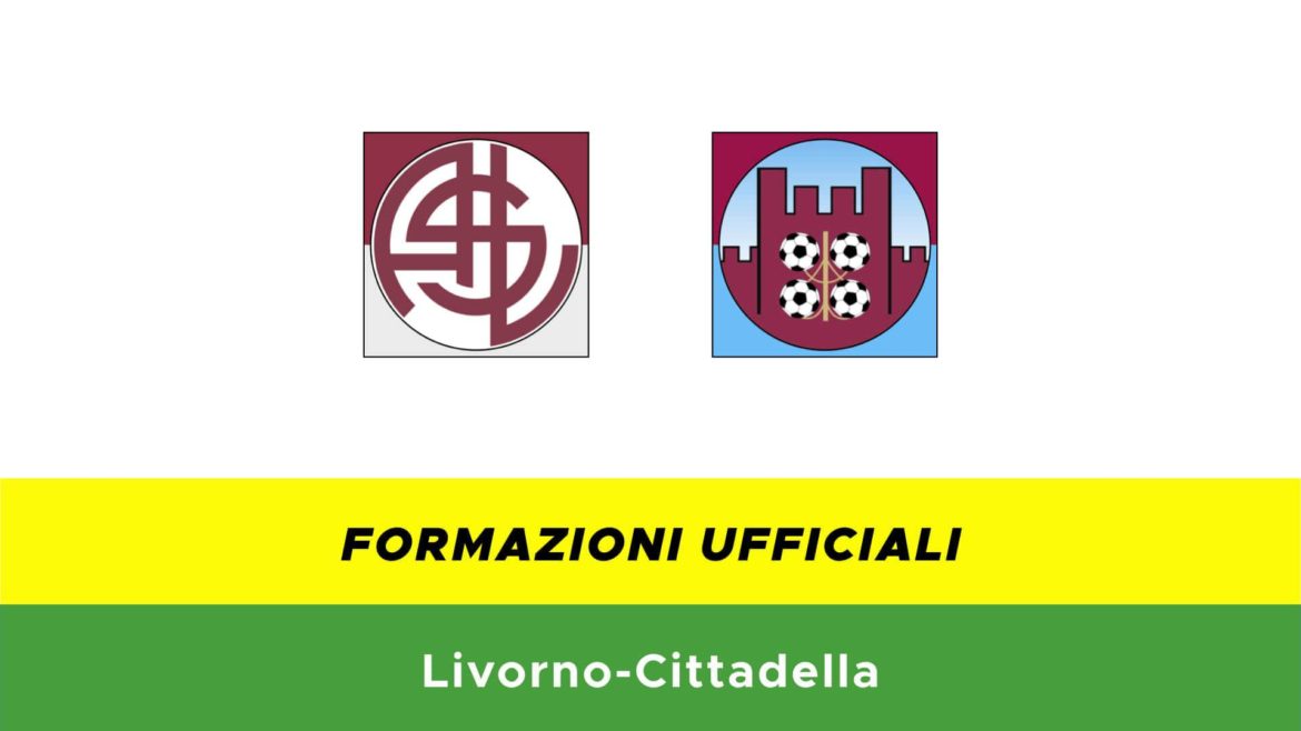 Livorno-Cittadella formazioni ufficiali