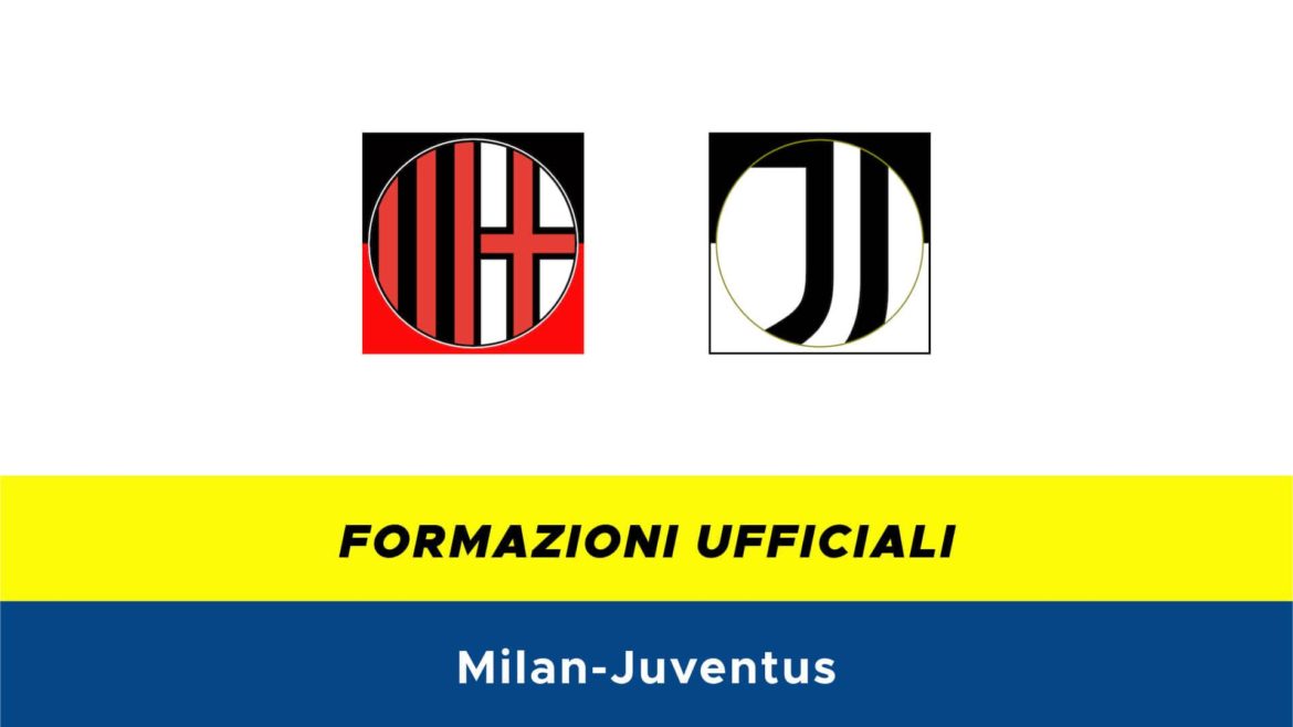 Milan-Juventus formazioni ufficiali
