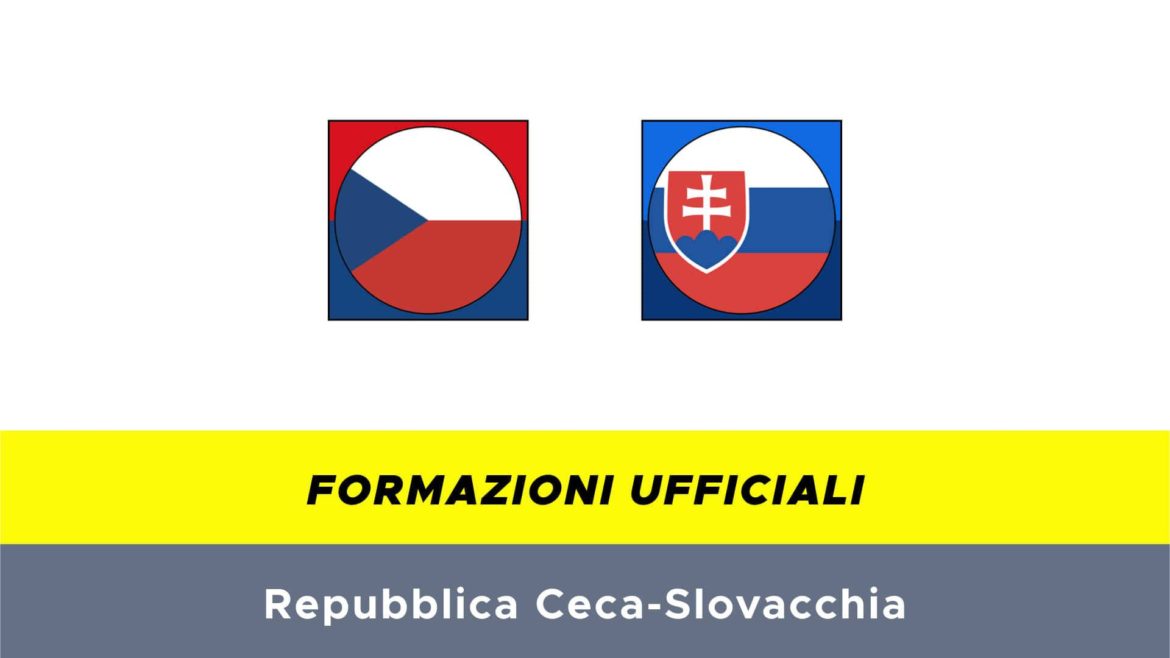 Repubblica Ceca-Slovacchia formazioni ufficiali